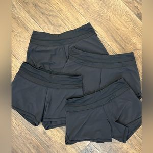 FOUR pairs of Turbo running shorts
